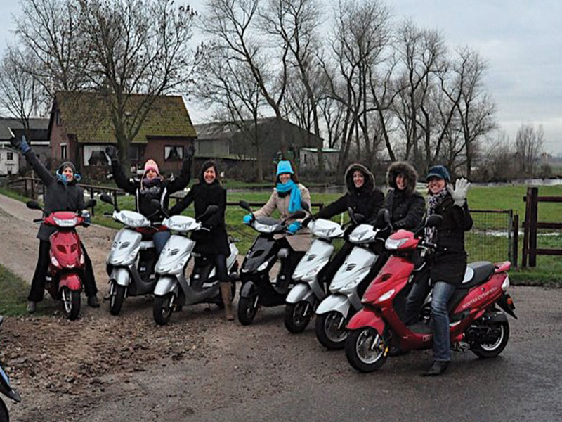Scootertoch georganiseerd door Paviljoen Sassenhein